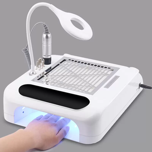 Lámpara UV LED 6 en 1 para uñas, aspiradora de pulido de 48W, caja de almacenamiento de taladro, máquina de almohada de <span class=keywords><strong>mano</strong></span>, lámpara de uñas - Product Image 2