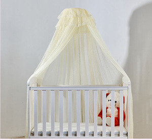 Principessa Del Merletto Del bambino del bambino Letto A <span class=keywords><strong>Baldacchino</strong></span> del bambino culla zanzariera Rotonda Cupola di Zanzara Rete Tende misura Culla Culla - Product Image 6