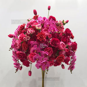 Décoration de table artificielle naturelle nude en gros, arrangement floral de mariage, dômes verts pour centres de table - Product Image 2