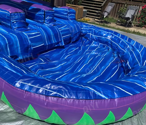 巨大な屋外大人のエンターテインメントパーティージャンプ城ウォータースライド弾むゲームインフレータブルトロピカルウォータースライド - Product Image 4