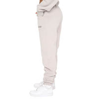 Nouvel Arrivage Ensemble de Survêtements Jogger Oversize Unisexe, Vierge, en Polaire Technique de Coton Épais pour l'Hiver, 2 Pièces pour Femme
