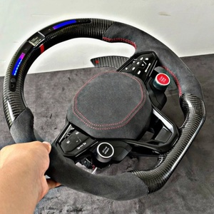 Convient pour Volkswagen Polo gti Scirocco GTS GTE GLI <span class=keywords><strong>R</strong></span>-Line <span class=keywords><strong>Golf</strong></span> 6 Mk4 Mk5 Mk7 GTD CC Polo jetta passat Volant en fibre de carbone - Product Image 5