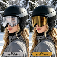 Lunettes de ski personnalisées par le fabricant, protection UV400, verres photochromiques, lunettes de sport pour la neige, lunettes de snowboard polarisées