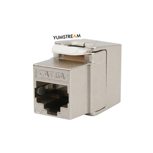 Kẽm chết đúc RJ45 toolless <span class=keywords><strong>shielded</strong></span> FTP mèo <span class=keywords><strong>6A</strong></span> STP <span class=keywords><strong>Keystone</strong></span> <span class=keywords><strong>Jack</strong></span> cat6A công cụ miễn phí <span class=keywords><strong>Keystone</strong></span> <span class=keywords><strong>jack</strong></span> - Product Image 1