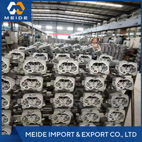 Cabeza de Cilindro de Aluminio para Motor Diésel Agrícola de Tractor OEM, A356 T6, Molde Metálico Fundido, Refrigerado por Agua