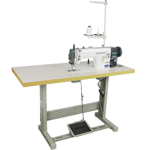 Machine à coudre industrielle à point noué Jianglong 0303D à grande vitesse, avec pied entraîneur automatique, conception à lit plat et double moteur - Product Image 6