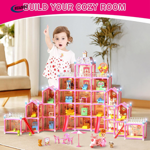 <span class=keywords><strong>Casa</strong></span> de Muñecas para Niños de 5 Pisos y 29 Habitaciones, <span class=keywords><strong>Casa</strong></span> de Juegos con Accesorios, <span class=keywords><strong>Muebles</strong></span> para <span class=keywords><strong>Casa</strong></span> de Muñecas para Niñas - Product Image 5