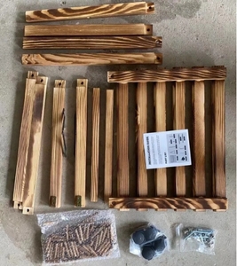 Factory Custom Wooden <strong>Braiding</strong> Hair Rack Display Racks With Universal Wheels For Blanket Ladders &amp; Racks - Product Image 5