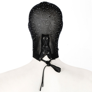 Masque facial érotique unisexe en maille respirante pour adultes, couvrant tout le visage, jouet sexuel pour couples, idéal pour les jeux transfrontaliers. - Product Image 1