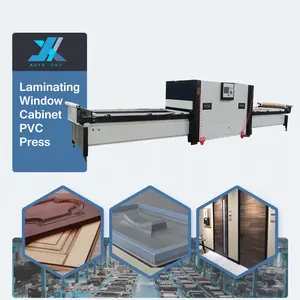 Máquina de prensado automático de chapa de madera de fusión en caliente JX, prensa de vacío de película de Pvc para muebles Mdf