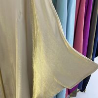 Nouvelle Robe de Soirée Scintillante Abaya Émiratie Élégante Turque Unie Longue Modeste pour Femmes Musulmanes