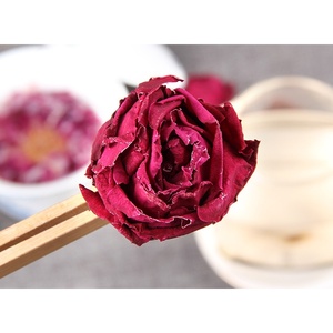 Premium Dried Rose Flower <b>Tea</b> Large Bloom Edible Loose Leaf Health <b>Tea</b> Wholesale of premium large-flowered freeze-dried red rose - Product Image 1
