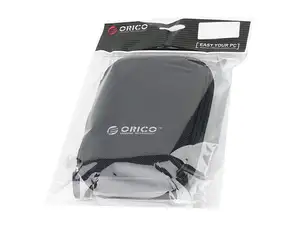 ORICO 2.5 pouces Portable Externe Disque Dur Protection Sac Double Couche Tampon HDD Protecteur Cas-Noir (PHD-25)