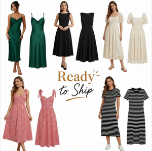 Vestidos de Verano Integrados con Manga Tipo Cárdigan, Vestido de Gasa Transpirable para Adulto, Mezcla Aleatoria de Tonos, Lote Pequeño, Entrega Rápida - Product Image 1