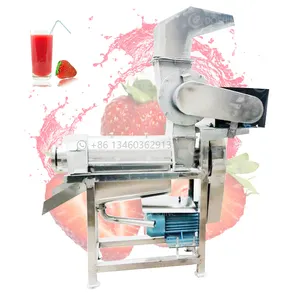 Industrial Cold Screw Press Pressing Juicer Prickly Pear Fruit Pulping Extractor Extracting Machine