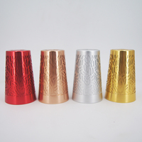 Gobelet à bière en aluminium durable et moderne avec logo personnalisé, 400 ml, à double paroi, réutilisable pour le café et les boissons froides, idéal pour les fêtes