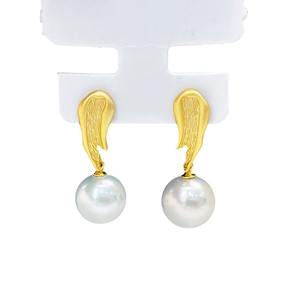 ต่างหูเงินแท้ S925 แบบ DIY พร้อมลูกปัดขนาด 10-13 มม. อุปกรณ์ฐานเปล่า รุ่น 22297 - Product Image 5