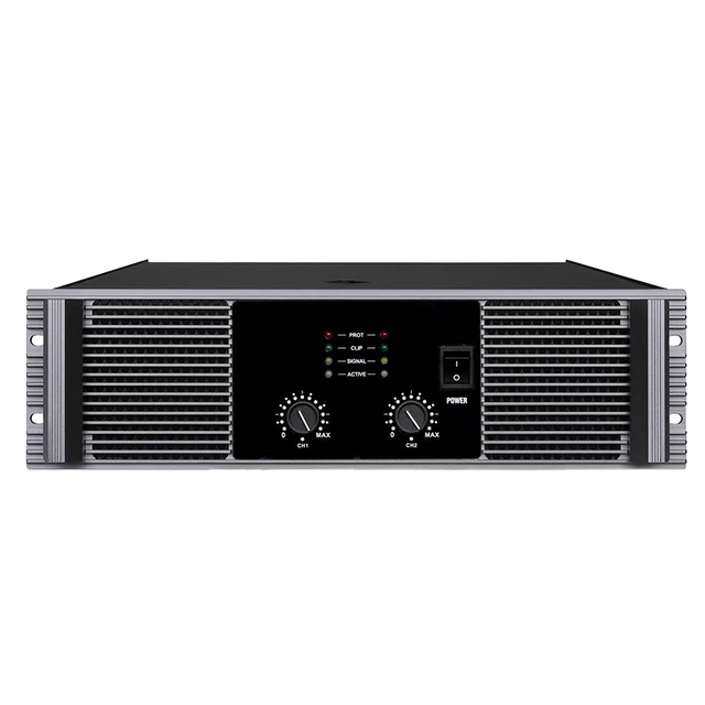 Hot Selling Professional Amplifier, 2-channel Stereo Sound System, High-power 8-ohm Impedance Amplifier