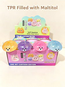 ตุ๊กตาซาลาเปาไส้<span class=keywords><strong>ม</strong></span>อลโทสแบบจำลอง กล่องสุ่<span class=keywords><strong>ม</strong></span> ของเล่นบีบ TPR ยืดหยุ่น บีบแล้วคืนรูปช้า บรรเทาความเครียด - Product Image 5