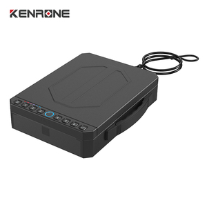 Caja de Seguridad Biométrica Compacta con Tapa Abatible y Huella Dactilar Inteligente para Uso Doméstico, Ideal para Joyas, Dinero en Efectivo y Objetos de Valor Pequeños - Product Image 1