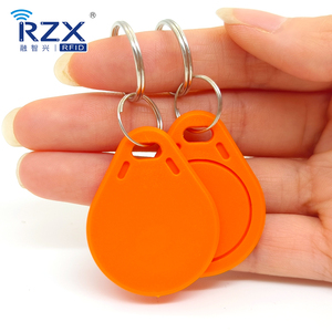 RZX Versand bereit 13,56 MHz Schlüssel bund Programmier barer Aufzug Zugangs kontrolle Schlüssel anhänger RFID-Tag - Product Image 5