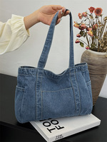 Sac fourre-tout en toile avec logo personnalisé, fermeture éclair, grand format, sac à bandoulière pour le shopping, réutilisable, couleur unie, pour boutique et cadeaux