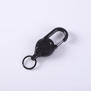 Breloque de sac d'escalade d'extérieur, petite mousquetelle rotative, laisse de porte-clés rétractable, porte-clés en câble d'acier, accessoires en fil métallique - Product Image 3