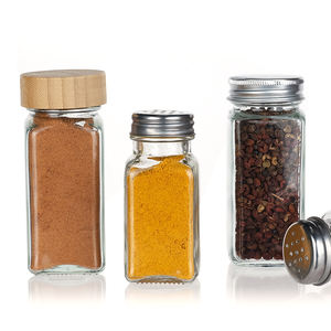 Gewürz dosen Gewürz Shaker Flaschen Küchen gewürze Lagerung Gewürz glas Salz Pfeffer Boxen Küche Gewürz Organizer Rack - Product Image 2
