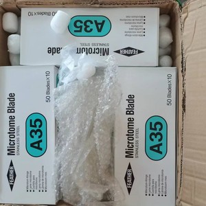 ใบมีด <span class=keywords><strong>microtome</strong></span> แบบใช้แล้วทิ้งสำหรับ R35ตรวจเนื้อเยื่อแบบหมุน - Product Image 5