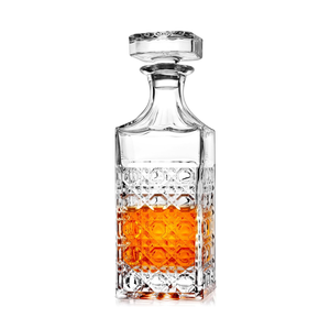 דיקנטר ויסקי קריסטל עם פקק זכוכית למשקאות חריפים, יין, בורבון, וודקה, ברנדי או בקבוק שטיפת פה - Product Image 6