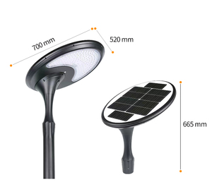 Hk Mistai vente en gros Led 3000-6000k 60000mA extérieur IP65 étanche solaire jardin Spot lumière paysage éclairage lampe cour Villa - Product Image 2