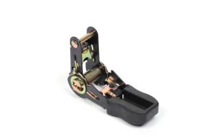 Cinta de Amarração Profissional BaoYing Avançada de 1 Polegada com Capacidade de Quebra de 430 kg, Alça de Borracha Preta e Fivela de Catraca Metálica - Product Image 5