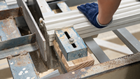Plinthe en MDF apprêtée blanche Gesso, fourniture directe usine