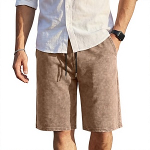 Trendy Mens Acid Washed Shorts Oversized Plain Heavy Weight Material Custom Manufacturing Bulk Supply Acid Washed Shorts - Product Image 5