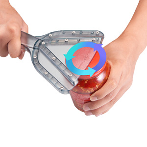Ouvre-bouteille manuel de luxe 2026 en plastique réglable à 3 longueurs de lame, vente en gros, logo personnalisé, poignée pour mains faibles, arthritiques, multi-usages - Product Image 5