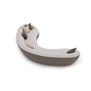 Tùy chỉnh hiện đại kết hợp phòng chờ căn hộ sofa sảnh khách sạn tiếp tân sofa cong hình dạng vải tiếp tân hội trường văn phòng sofa - Product Image 4