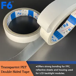 Heat Resistant Good Quality High Tensile Strength Custom Double Sided PET Tape For Electronic Industry