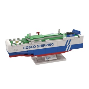 Set di Blocchi da Costruzione Personalizzati per Modellini di Navi Portacontainer, Scenari di Spedizione, per Esposizioni Professionali e Regali - Product Image 2