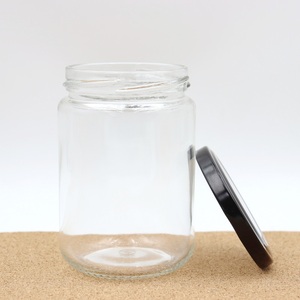 Récipient alimentaire de forme ronde vide 30ML-1000ML pot de <span class=keywords><strong>miel</strong></span> en verre avec couvercle en métal pour la conservation du <span class=keywords><strong>miel</strong></span> ou des cornichons - Product Image 6