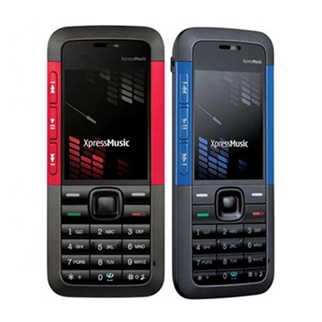 For Nok 5310 XpressMusic Wholesales Original Unlocked Cheap Simple Classic Bar GSM Mobile Cell Phone 2.0inch Display