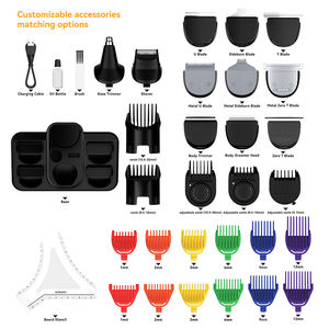 Tondeuse à cheveux 12 en 1, <span class=keywords><strong>kit</strong></span> de rasoirs et tondeuses rechargeables pour hommes - Product Image 6