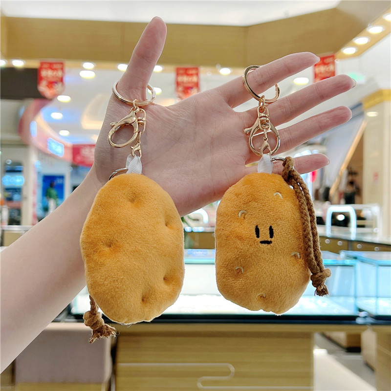 新品potato key chain / potato Southern Small Potato Keychain Bag Doll - Cute Plush