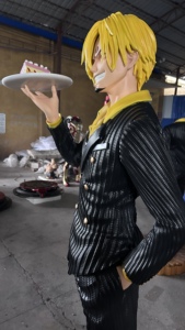 Figurines <span class=keywords><strong>d</strong></span>'anime grandeur nature en une seule pièce Sanji <span class=keywords><strong>Monkey</strong></span> <span class=keywords><strong>D</strong></span> <span class=keywords><strong>Luffy</strong></span> Zoro Figurine <span class=keywords><strong>d</strong></span>'action Modèle Statue <span class=keywords><strong>de</strong></span> Sanji pour la <span class=keywords><strong>d</strong></span>écoration - Product Image 6