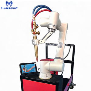 Robot de découpe à 6 axes, charge utile de 10 kg, base magnétique portable, cobot de découpe plasma pour la fabrication de structures en acier sur site - Product Image 2