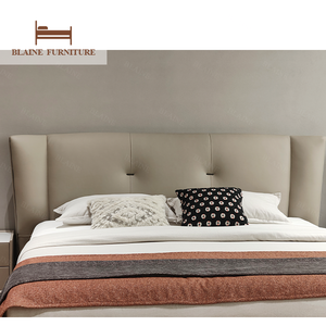 BLAINE Original 078 Wholesale Customization King Size Bed Solid Wood Frame Bedroom <strong>Furniture</strong> - Product Image 4