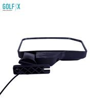 Espejo Retrovisor Lateral Angular para Carro de Golf con Luz LED Integrada, Cumple con la Normativa DOT (Par)