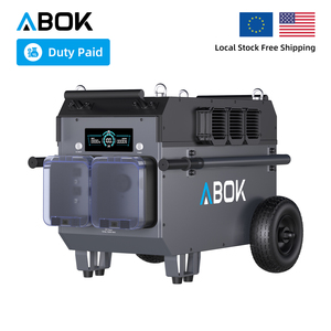 สถานีไฟฟ้าพกพา ABOK US Local Stock 7200W 9792Wh LiFePO4 120V 220V เครื่องกำเนิดพลังงานแสงอาทิตย์ 2500W MPPT สำหรับสำรองไฟบ้านและอุตสาหกรรม - Product Image 1