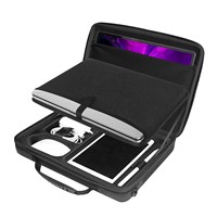 Étui de rangement personnalisé OEM/ODM en EVA pour ordinateur portable et tablette, compatible MacBook 9,7-13 pouces et iPad Pro M4, avec service de gaufrage du logo de marque et de doublure personnalisée