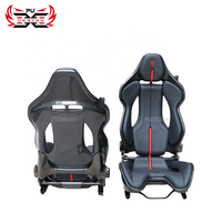 Jok Balap Serat Karbon Kering untuk Ferrari SF90 458 488 812 F8 296 GTB Peningkatan Interior Performa Jok Mobil Karbon