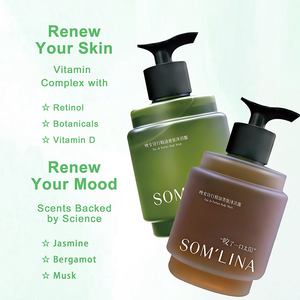 Ensemble <span class=keywords><strong>de</strong></span> <span class=keywords><strong>gel</strong></span> <span class=keywords><strong>douche</strong></span> parfumé à l'huile essentielle <span class=keywords><strong>de</strong></span> fleurs <span class=keywords><strong>de</strong></span> cerisier |   Hydratant naturel, parfum longue durée |   <span class=keywords><strong>Gel</strong></span> <span class=keywords><strong>douche</strong></span> hydratant - Product Image 5